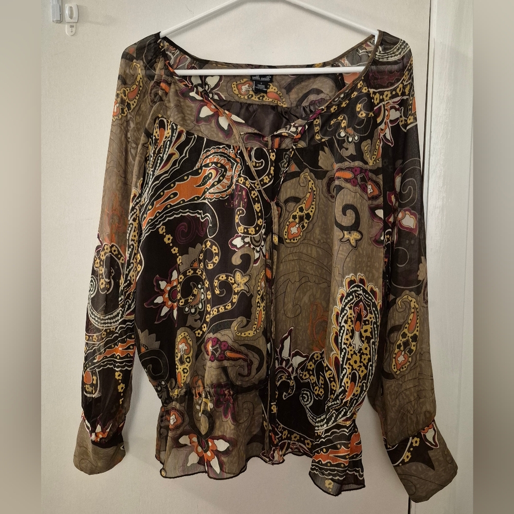 Willi Smith blouse. Size Small.